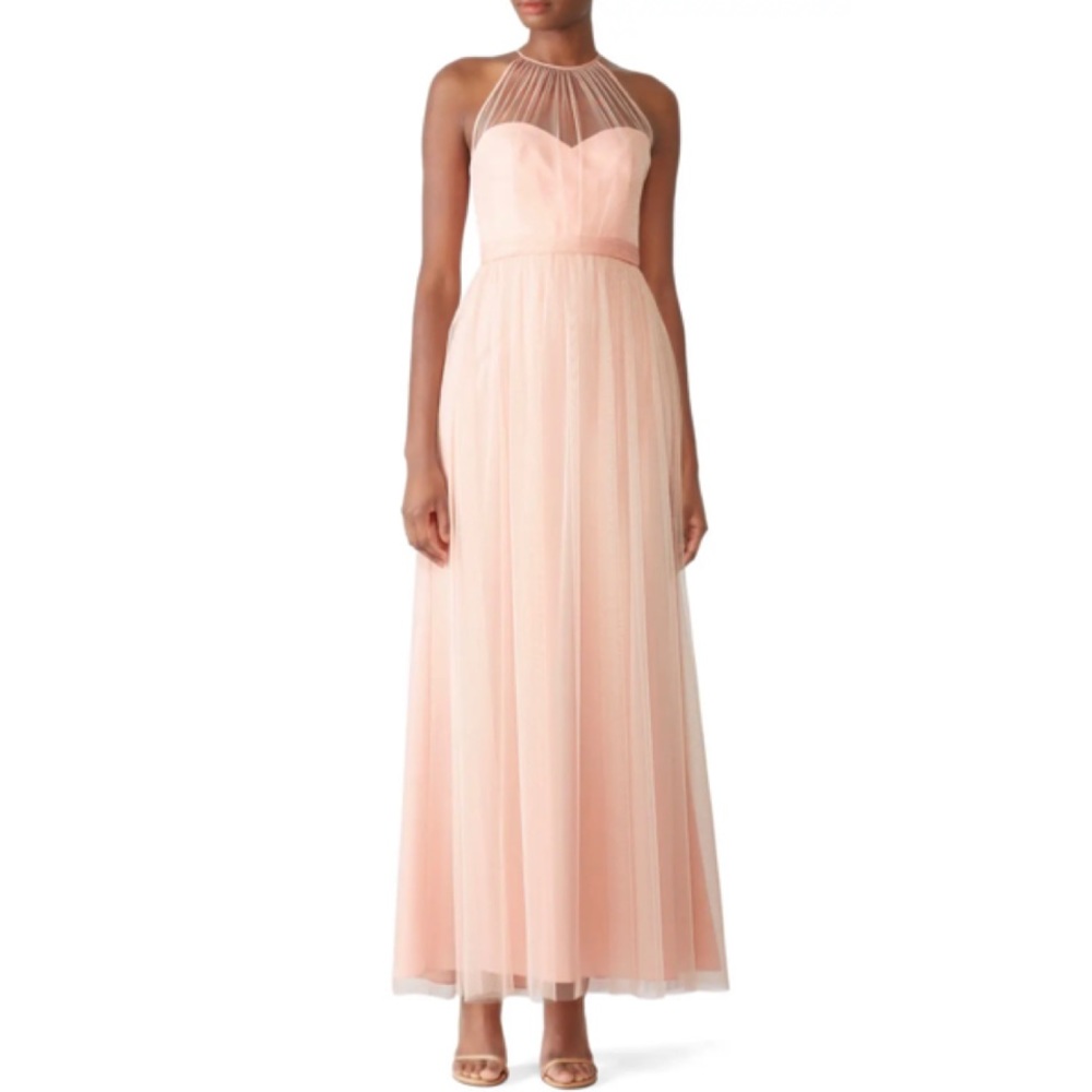 Amsale Blush Aliki Gown Size 14 US $310